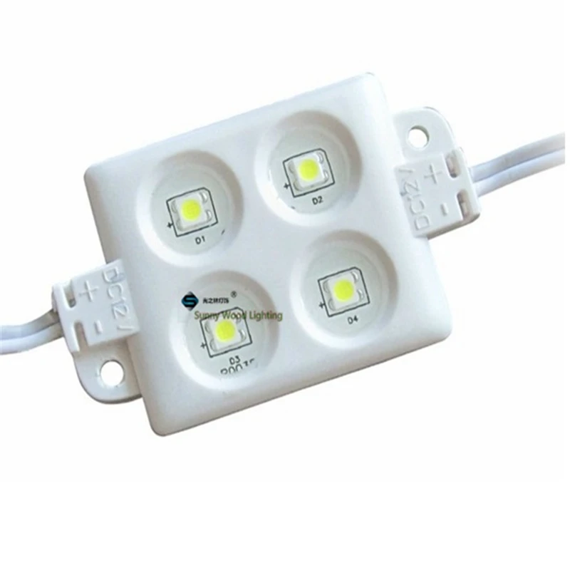 100 шт./лот 5050 4led Модуль 0 96 Вт впрыска квадратный ip65 водонепроницаемый модуль для
