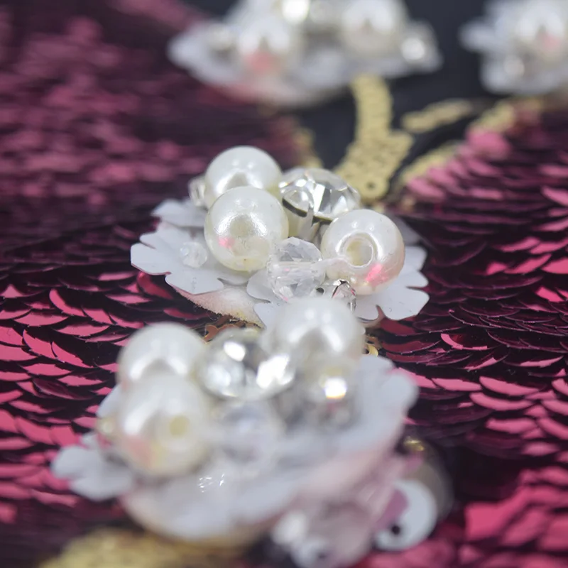 Женская футболка MYCOURS Повседневная с коротким рукавом расшитая блестками