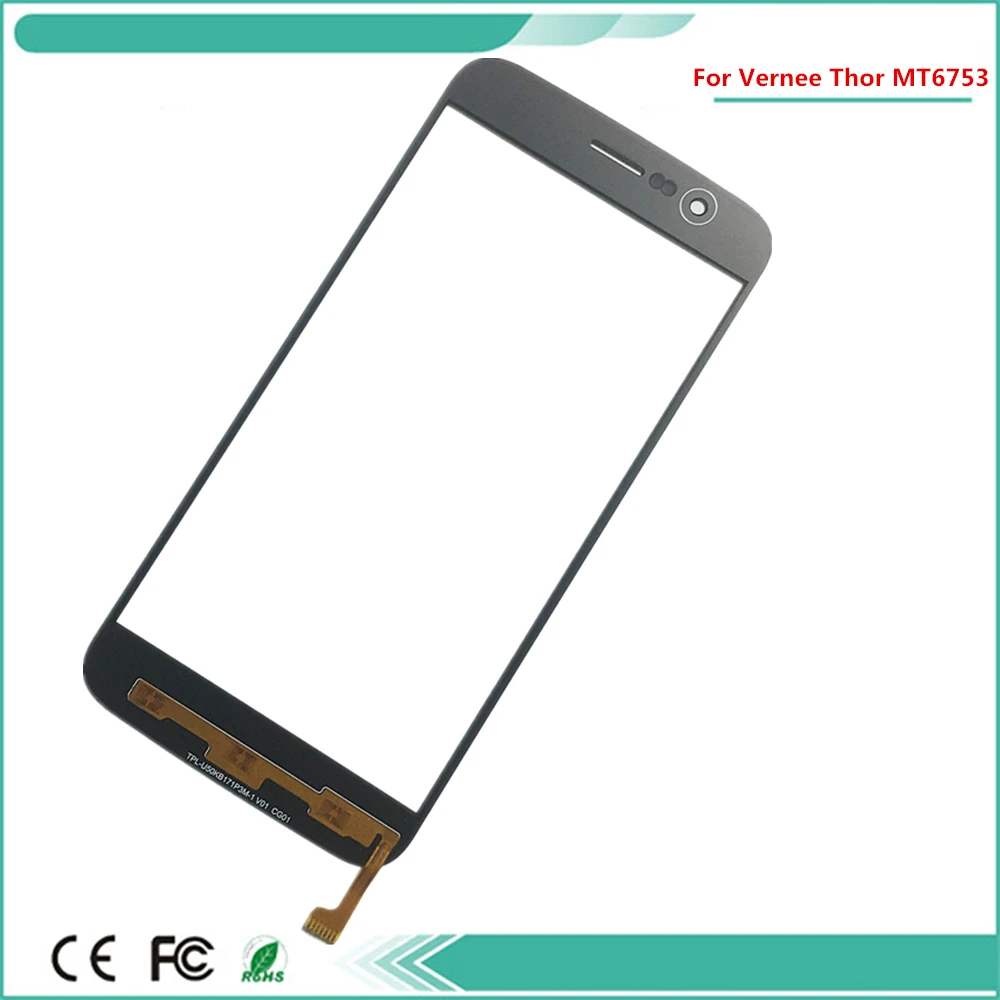 5 0 дюймовый передний стеклянный датчик для Vernee Thor MT6753 Octa Core кодирующий