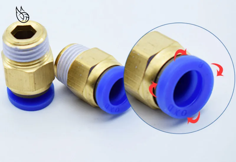 ПК &quotпневматический прямой вставной Фиттинг наружный диаметр 4 12 мм 1/8 дюйма 1/4 3/8