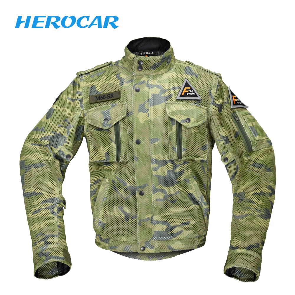 ArmyGreen 507 Мотоциклетная куртка Chaqueta Мото куртка летняя дышащая Мотоцикл Мотокросс Гонки куртка для верховой езды мотоциклетная Броня - Цвет: ArmyGreen 507