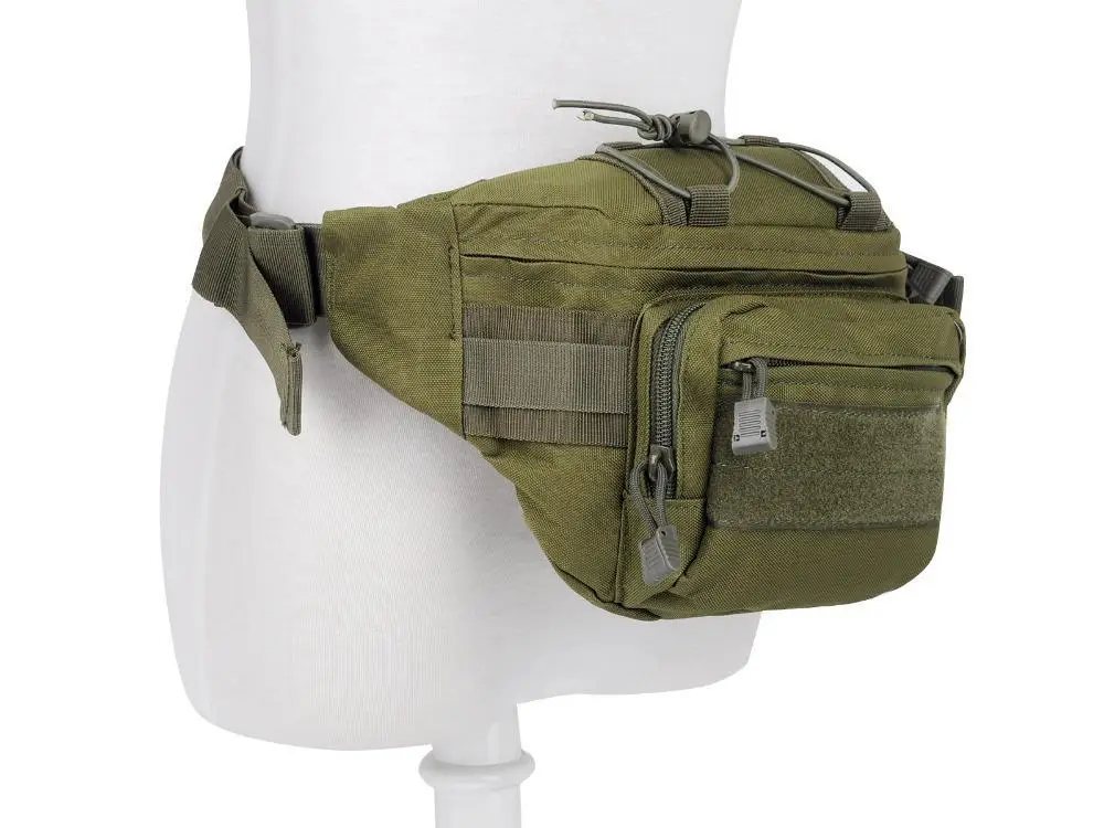 Men's Camouflage Waist Bag Belt Fanny Pack with Adjustable Band & Zipper Pockets Molle Millitary Bag images - 6