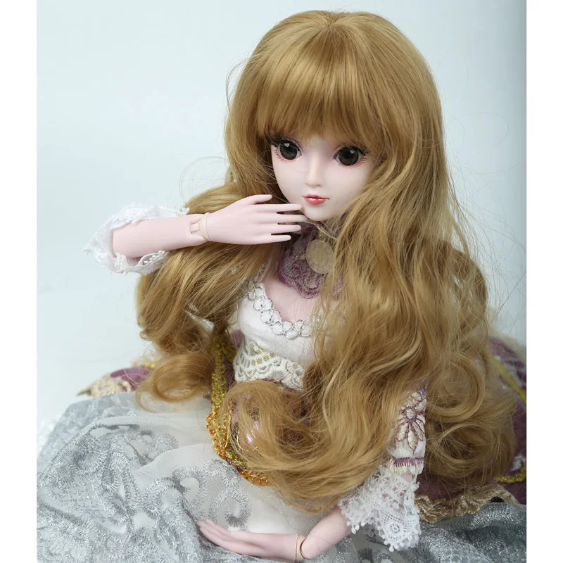 Аксессуары для кукол Cateleya BJD SD длинные волнистые волосы самостоятельного