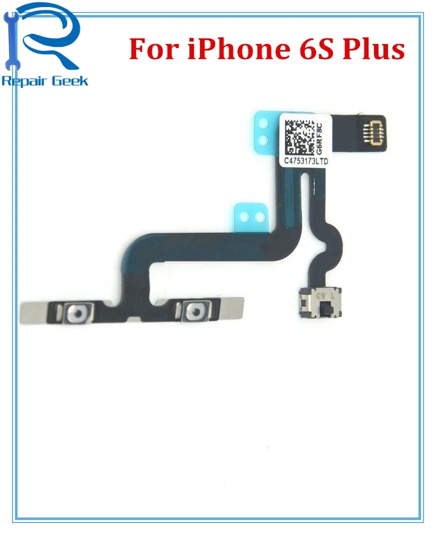 10pcs/Lot New Volume Silent Button Connector Mute Control Flex Cable Replacement For iPhone 6S Plus 5.5'' Repair Parts | Мобильные