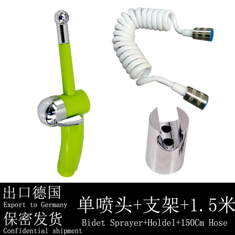 Анальный Душ клизма сопла ручные биде, Душ Туалет Джет чистого Портативный биде двойной клапан угол выхода опрыскиватель кран - Цвет: D