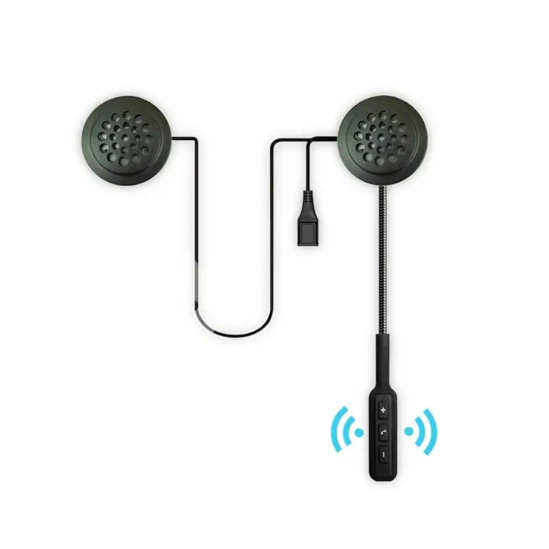 Беспроводной Мотор шлем Bluetooth гарнитура мотоциклетный наушники двойной стерео