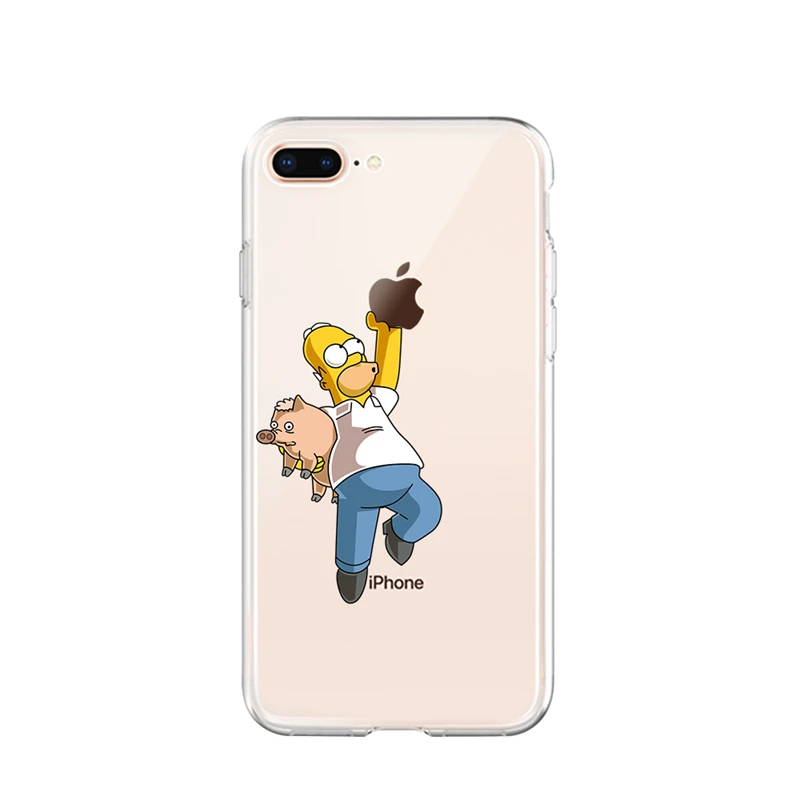 11 Чехол с милым узором для iPhone XS Max XR 11 Pro Max Модный прозрачный мягкий чехол из ТПУ для iPhone X 10 8 7 6S Plus 5 5S SE 11 - Цвет: 11
