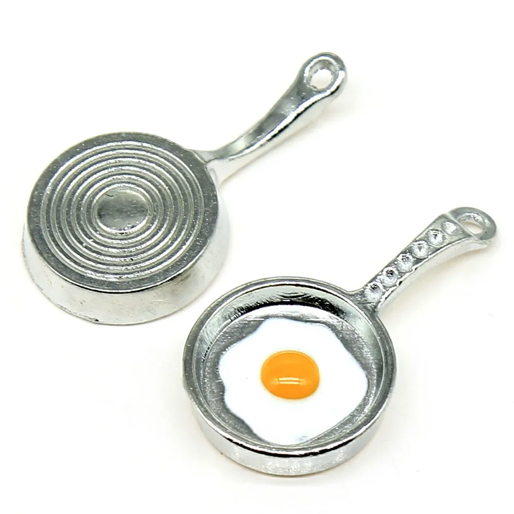WYSIWYG Pan подвеска Подвески DIY Ювелирные изделия Изготовление ювелирных изделий 5 шт. эмалированный пистолет черный и родиевый цвет 31x17 мм
