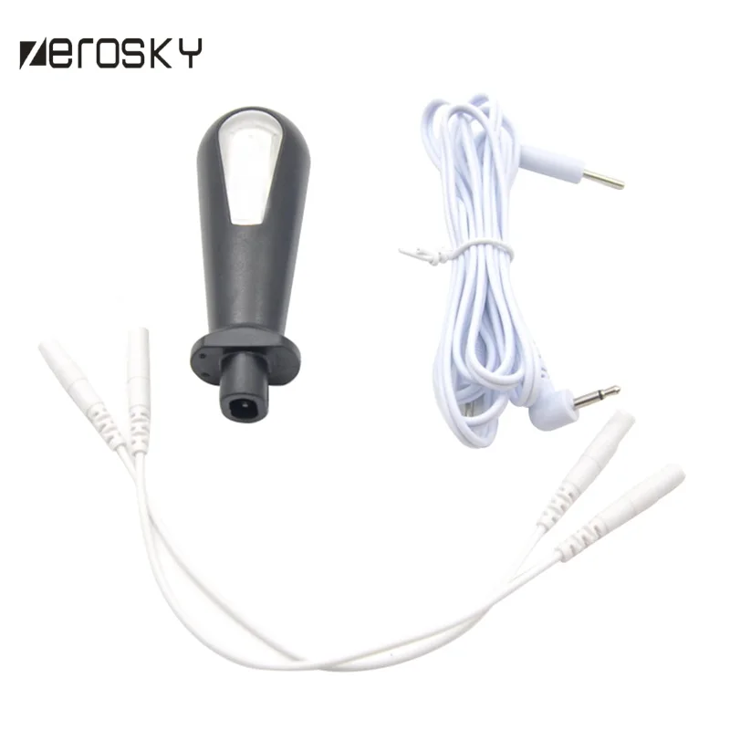 Новая стандартная Анальная пробка двойной электрод Предстательная эротическая