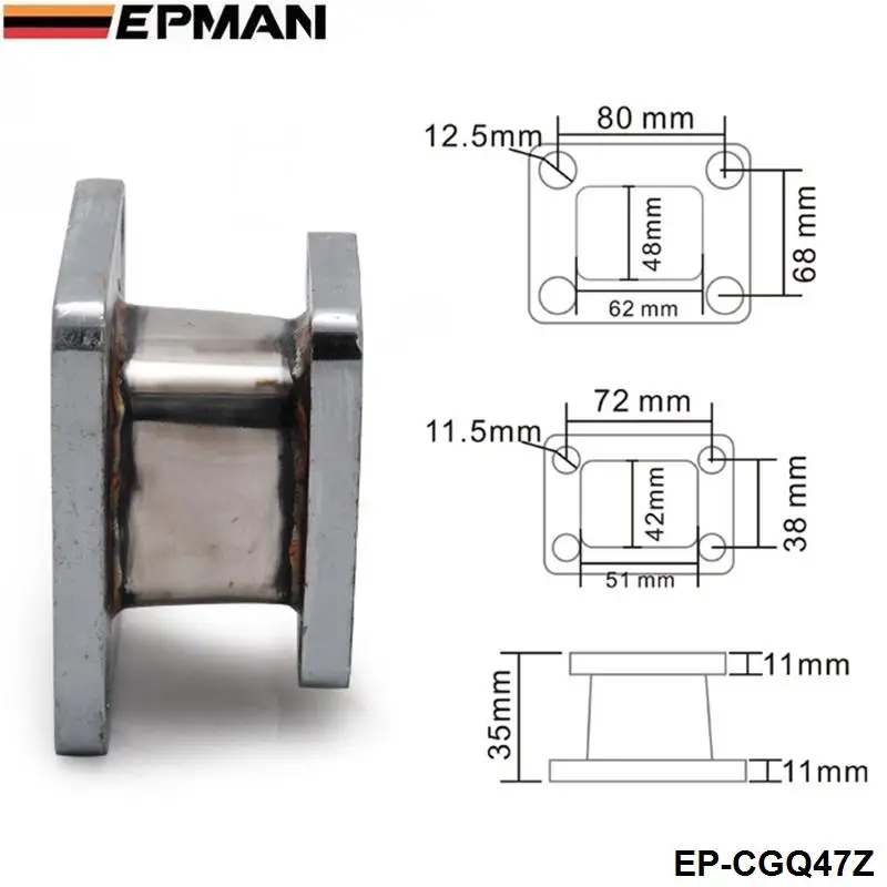 T25 к T4 фланец турбо адаптер для Garret Turbonetics точность EP CGQ47Z|t4 flange|turbo flangeflange turbo |