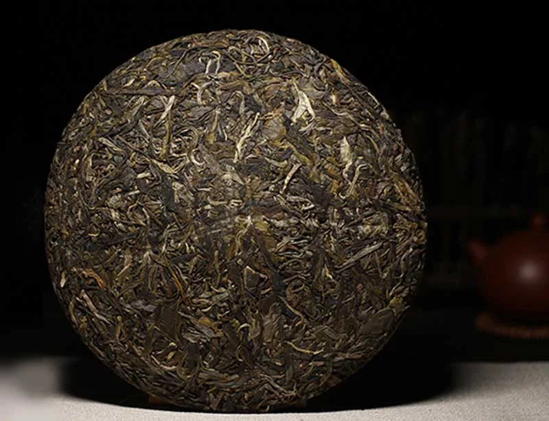 Mingfeng горное древнее дерево сырой пуэр чай 357 г Sheng Pu-erh торт
