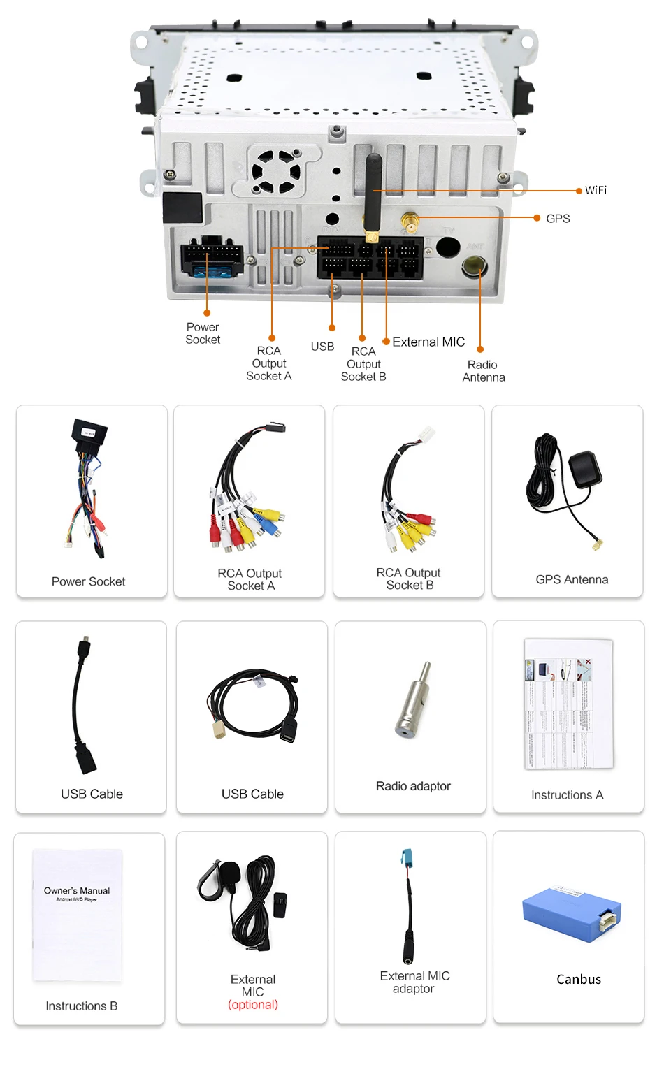 Bosion 2 din Android 7,1 8,1 четырехъядерный автомобильный dvd-плеер gps Navi для Ford Focus/Mondeo/S-Max Радио стерео Wifi головное устройство 1024*600
