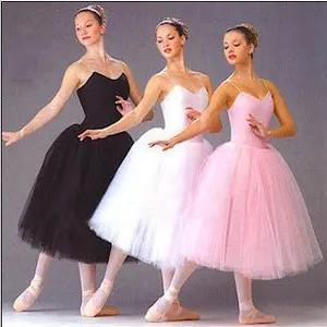 Imported New Long Adult Children Ballet Tutu Dress Party Practice Skirts Clothes Fashion Dance Costumes