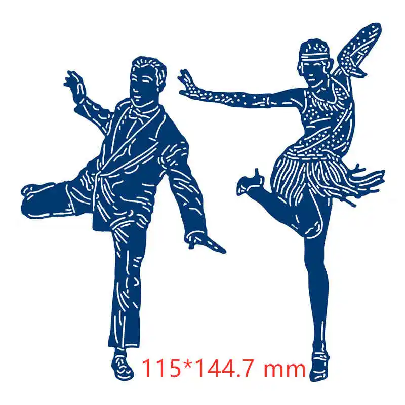 H3209dancingpartner Различные рабочие Вырубные штампы для мужчин и женщин, Трафаретный Скрапбукинг, альбом для тиснения, сделай сам, изготовление бумажных карточек, тиснение, альбом для рукоделия - Цвет: H3209dancingpartner