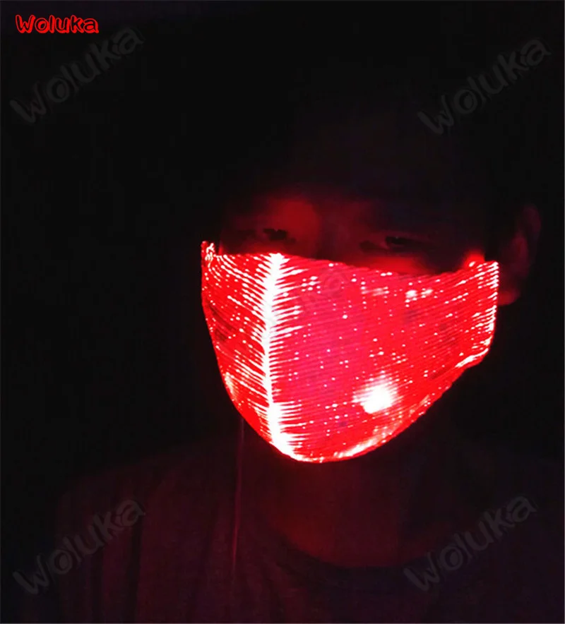Светодиодный люминесцентный Танцы электро-слог Люминесцентная маска батут