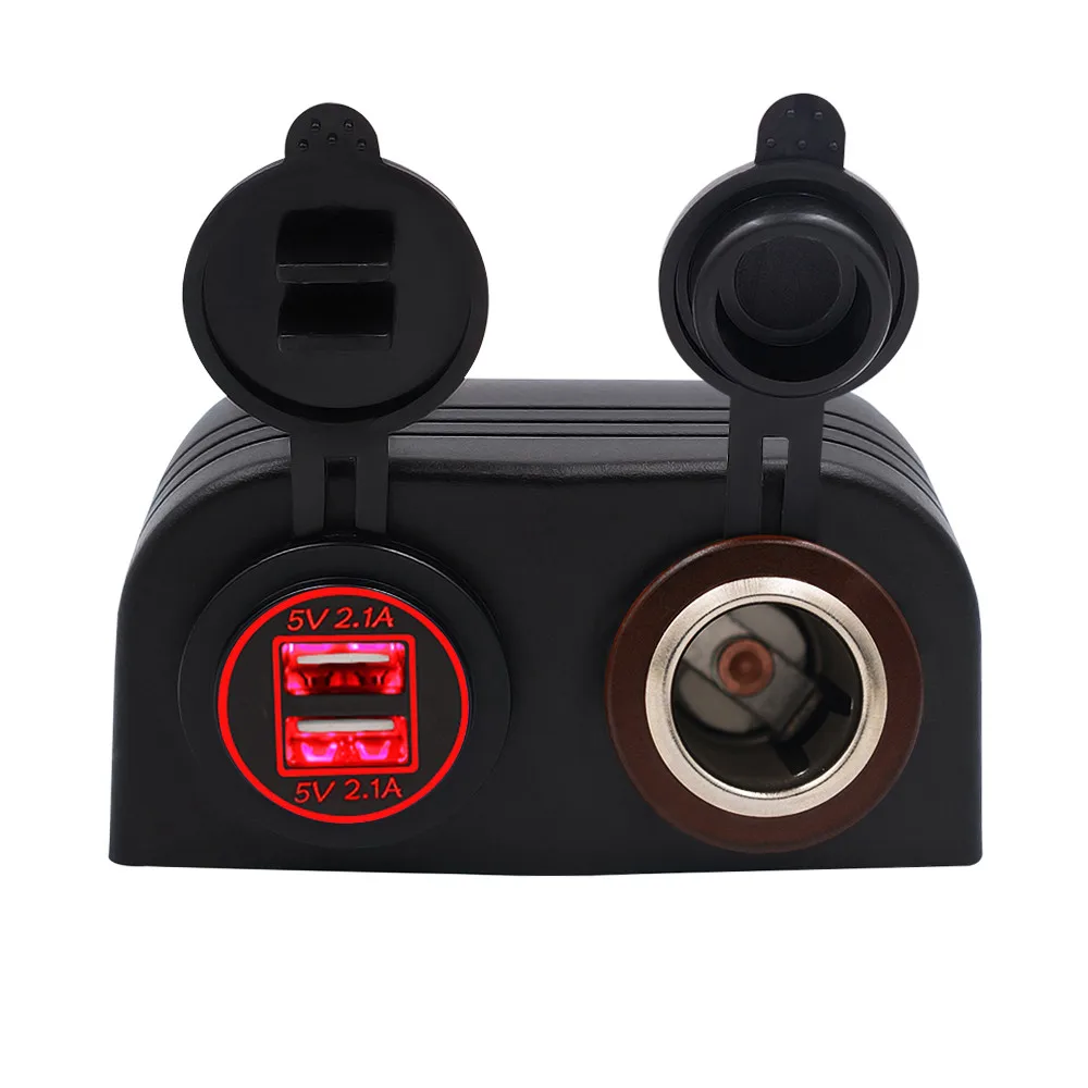 Универсальное автомобильное зарядное устройство 5 в А с светодиодный USB-портами и