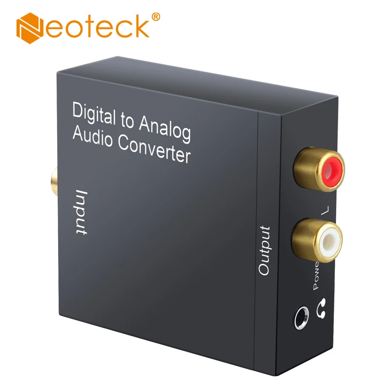 Neoteck DAC цифро аналоговый преобразователь адаптер SPDIF оптический Toslink 3 5 мм аудио RCA