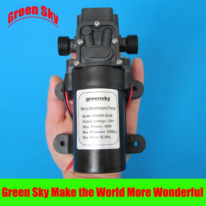 

116PSI 300L/H 24V DC 60W микро диафрагменный Электрический насос