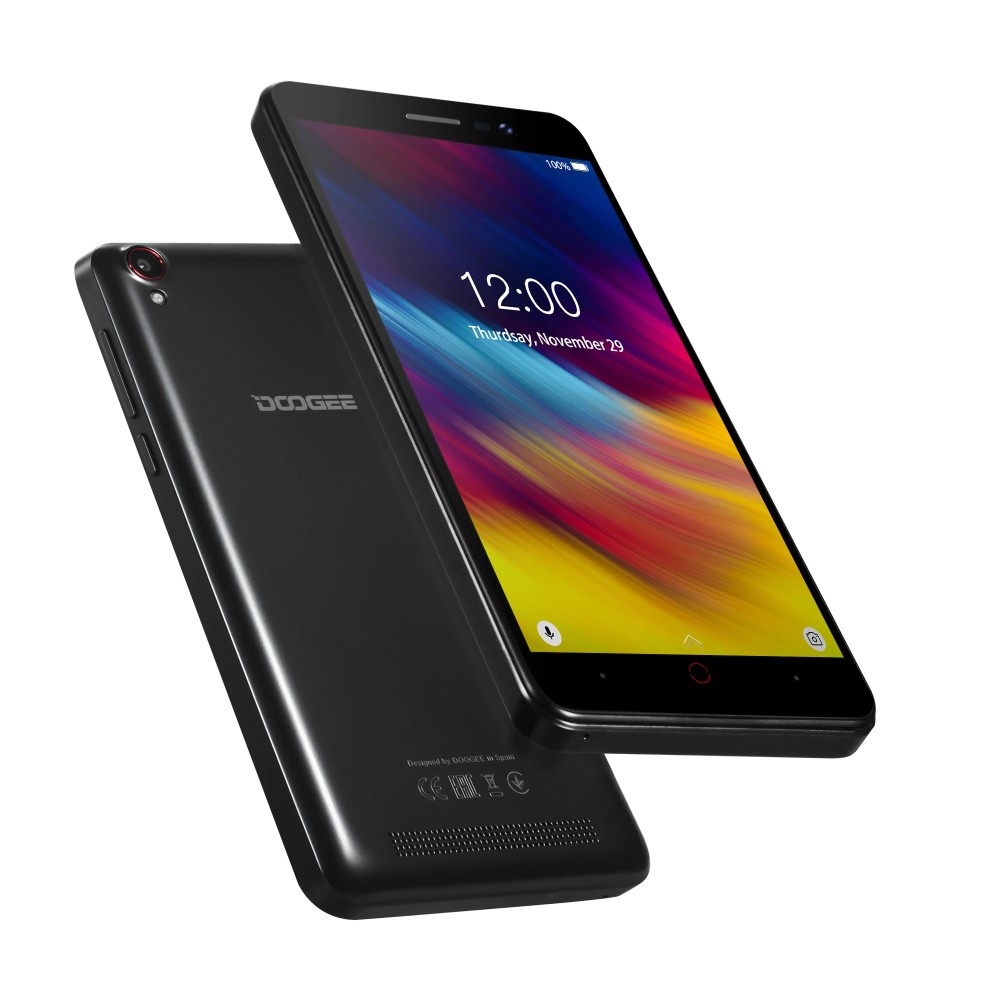 Самый дешевый смартфон Doogee X100 MTK6580 четырехъядерный Android 8 1 ГБ ОЗУ Гб ПЗУ 4000 МП Две