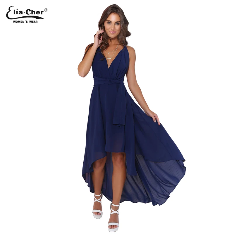 Летнее Стильное элегантное сексуальное шифоновое женское платье новое