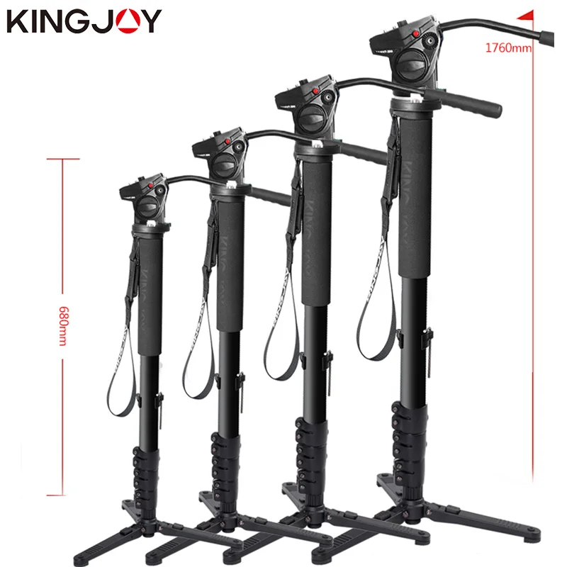 KINGJOY официальный MP4008F + KH-6750 алюминиевый флип монопод Комплект для всех моделей