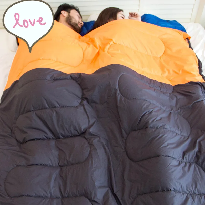 Спальный мешок для пары 3 5 кг с подушкой спальный Гигантский двойной 2 подушками