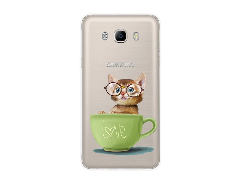Чехол для телефона Samsung Galaxy J7 2016 j710 F чехол 5 'принт крутые животные J 7 710 Fundas Coque |