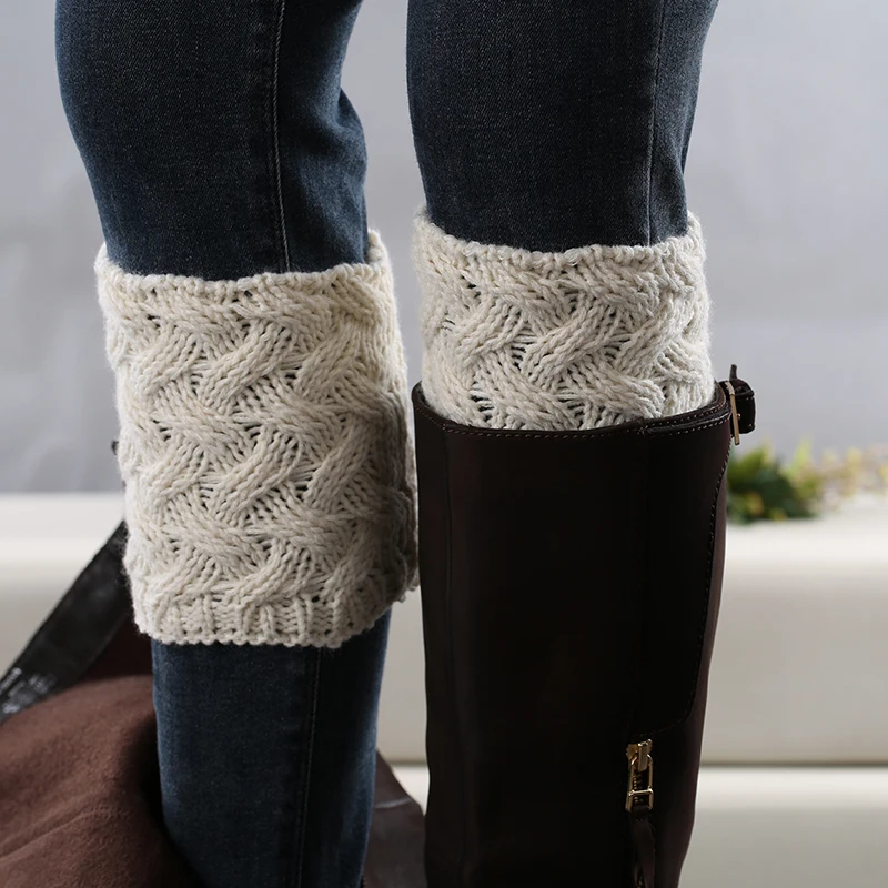 1 пара Женские Вязаные гольфы|socks for boots|knitted socksleg warmers knitting |