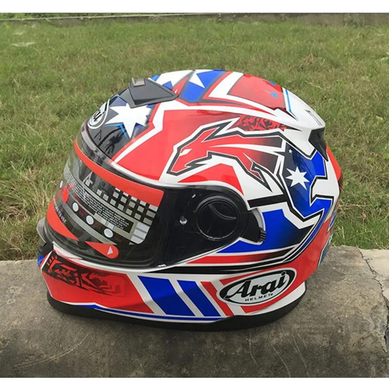 Мотоцикл шлем полный лицо шлем Arai мужской и женский рыцарь теплый всесезонный можно использовать цвет один мощный