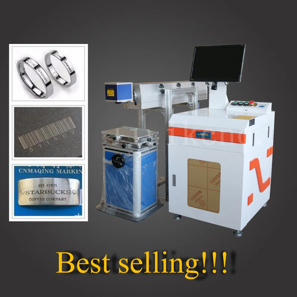 Китай cnc лазерная маркировочная машина стекло пластик дерево JNLINK LXC30W цвет