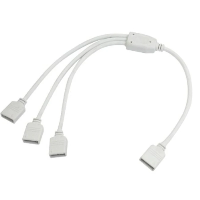 4 контакта светодиодный сплиттер кабель Светодиодная лента коннектор 3 полосный Y