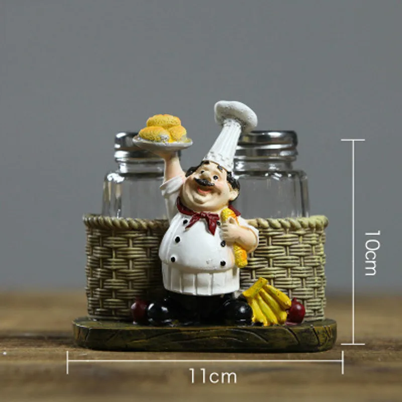 Шеф повар Изделия из смолы Винтаж Home Decor шеф обстановка украшения Artesanato фигурка