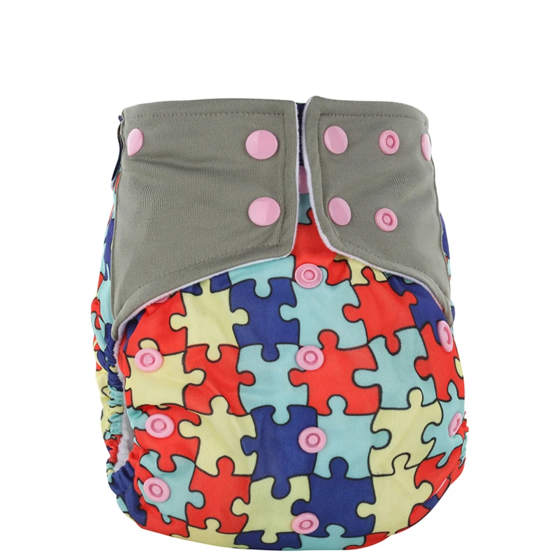 [Pororo] Новые AI2 многоразовые Gladbaby Детские вкладыши для подгузников Bamboo Couche Lavable Fralda