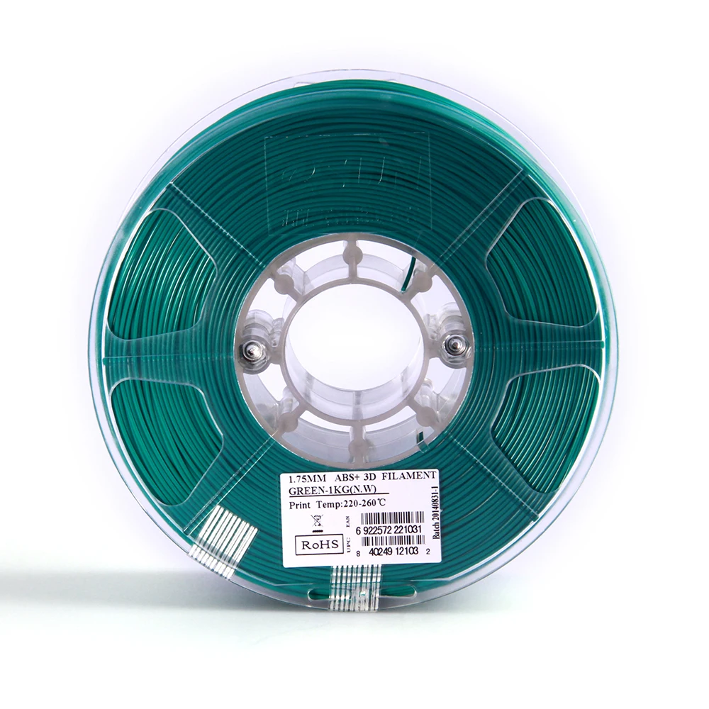 ESUN ABS+ 1,75 мм ABS 3d принтер нить 1 кг катушка 2.2lbs расходные материалы материал заправки 3d принтер материал нити