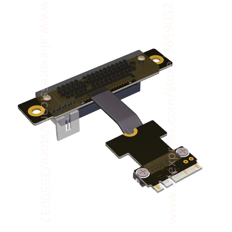 Elbow M.2 Wi Fi ключ A E + к PCIe 4x расширитель переходника карта Gen 3 0 кабельный A.E m2 pci e x4 для