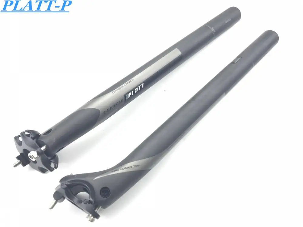 

T800 Carbon Seatpost 27.2 / 30.8 / 31.6 MTB Rear Seatpost Road Bike Track Fixed Speed Bike Parts Double Screw Matt Black UD