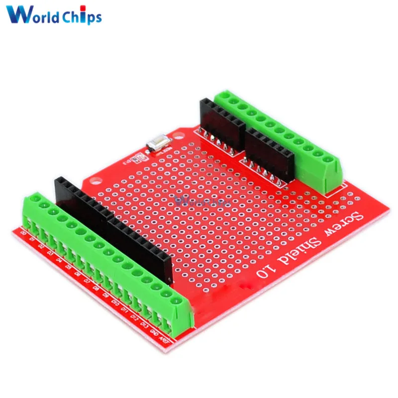 Proto винтовой щит собранный прототип терминальная Плата расширения для Arduino UNO