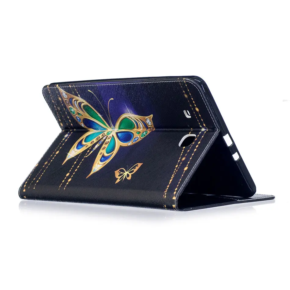 Чехол для Samsung Galaxy Tab E 9 6 чехол T560 SM-T560 T561 умный Модный чехол-книжка с животными из