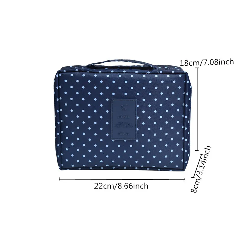 Женские Модные дорожные нейлоновые косметички водонепроницаемые органайзер для
