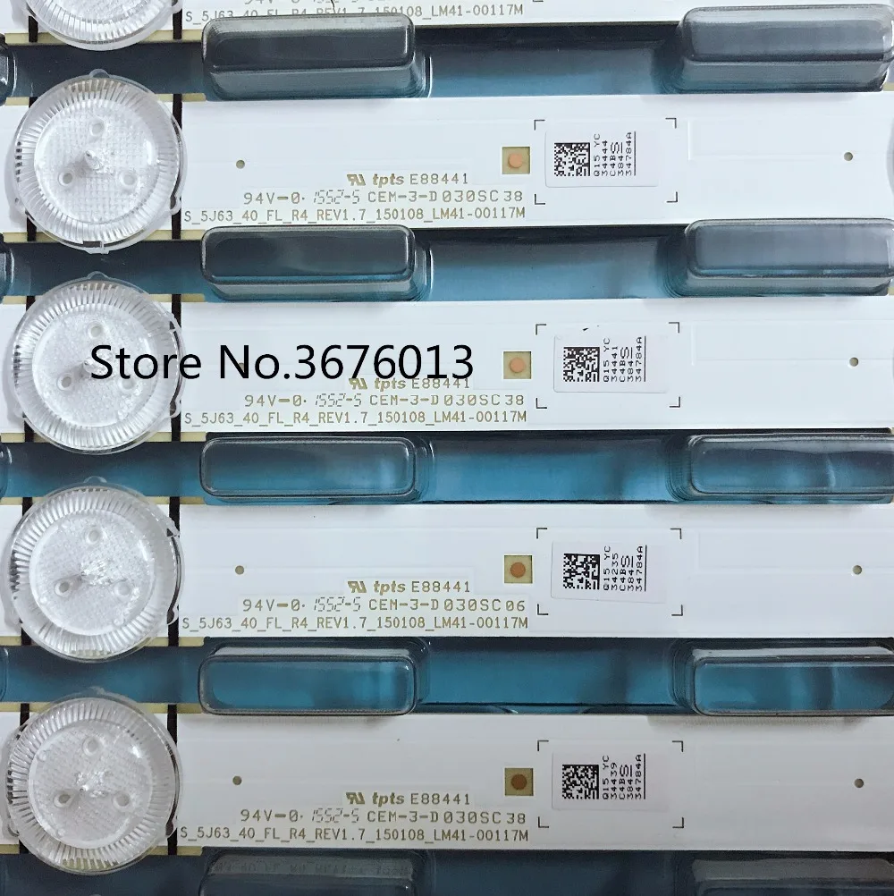 8 шт. светодиодная подсветка 813 мм 9 светодиодов для SamSung Un40j6500 UE40J6370 40 дюймов ТВ E88441