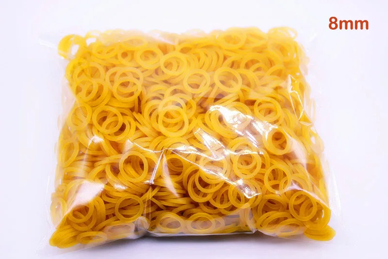 

1000pcs/lot 2 Size Make Topknot Bands For Dogs Hair Best Rubber Dog Grooming Elastic Rubber Bands Pet Accessories Dog Supplier