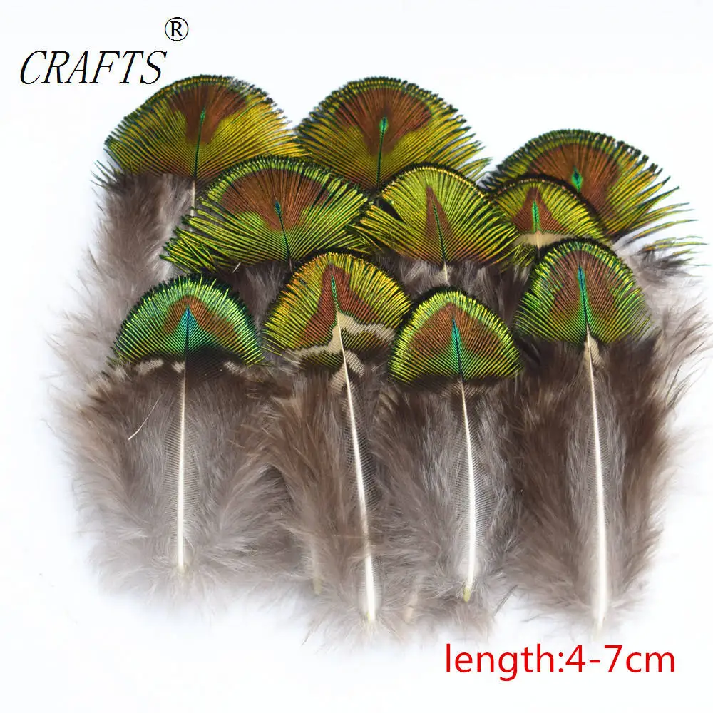 10 шт. перья павлина 4 7 см|peacock feathers|gold peacock feathersfeather feather |