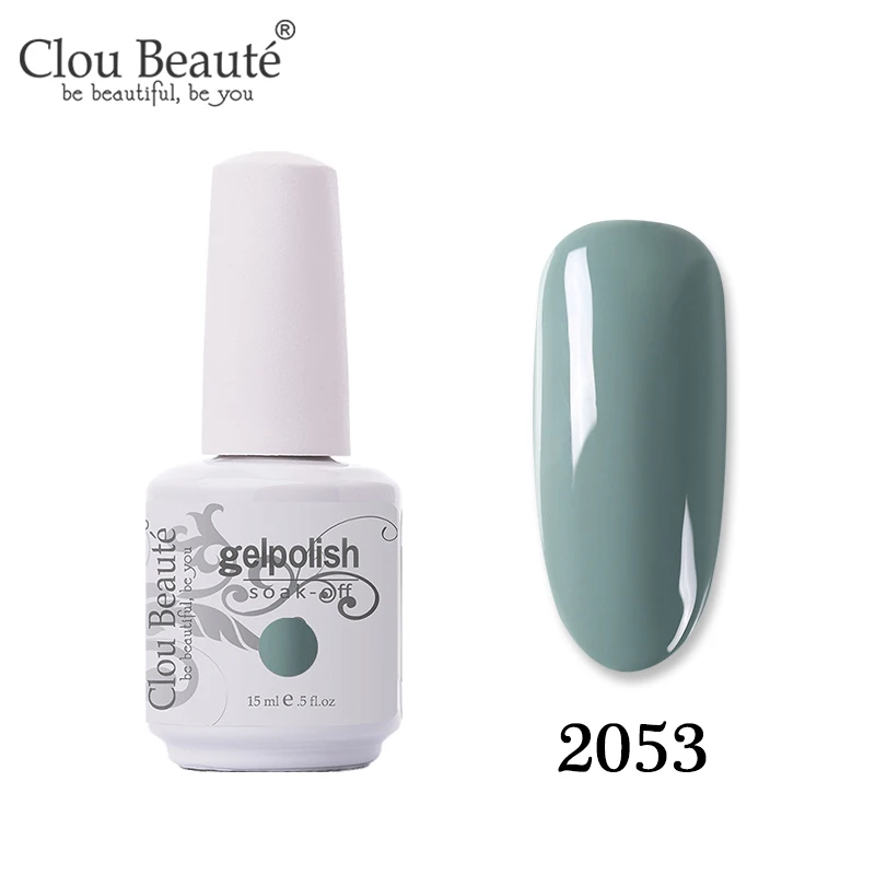 2053 Clou Beaute 131 цвет праймер гель лак замачиваемый УФ светодиодный Гель-лак для ногтей Полупостоянный Гель-лак Vernis набор УФ Гибридный гвоздь искусство - Цвет: 2053