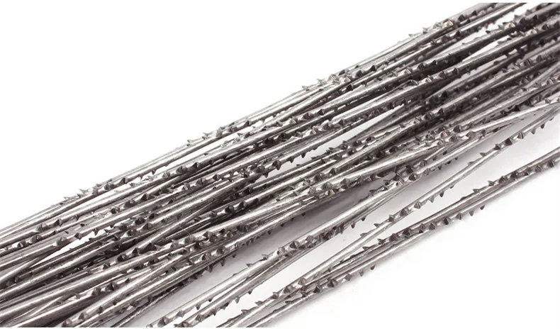 100 шт. 300 мм полотна прокрутки для пилы лобзик лезвия спиральные зубцы резьбы по