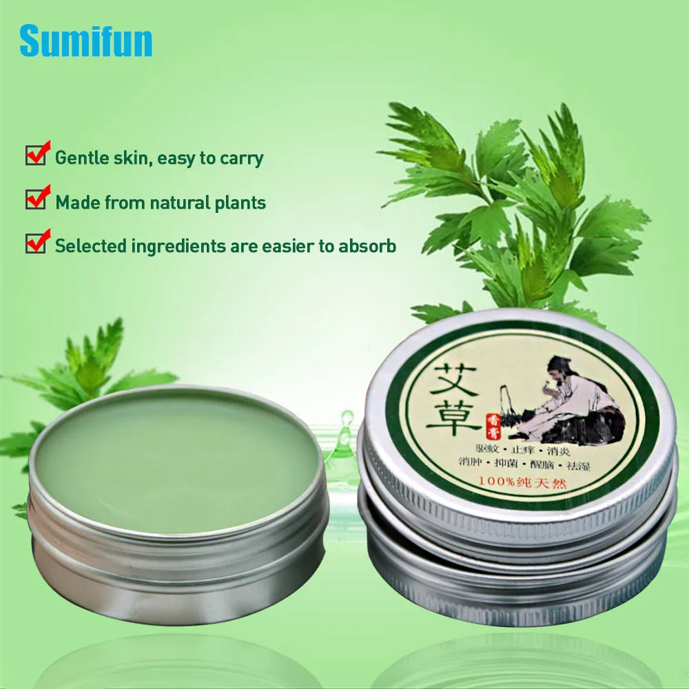 Sumifun полыни мазь охлаждения масла мокса крем для моксотерапии Бальзам ментол