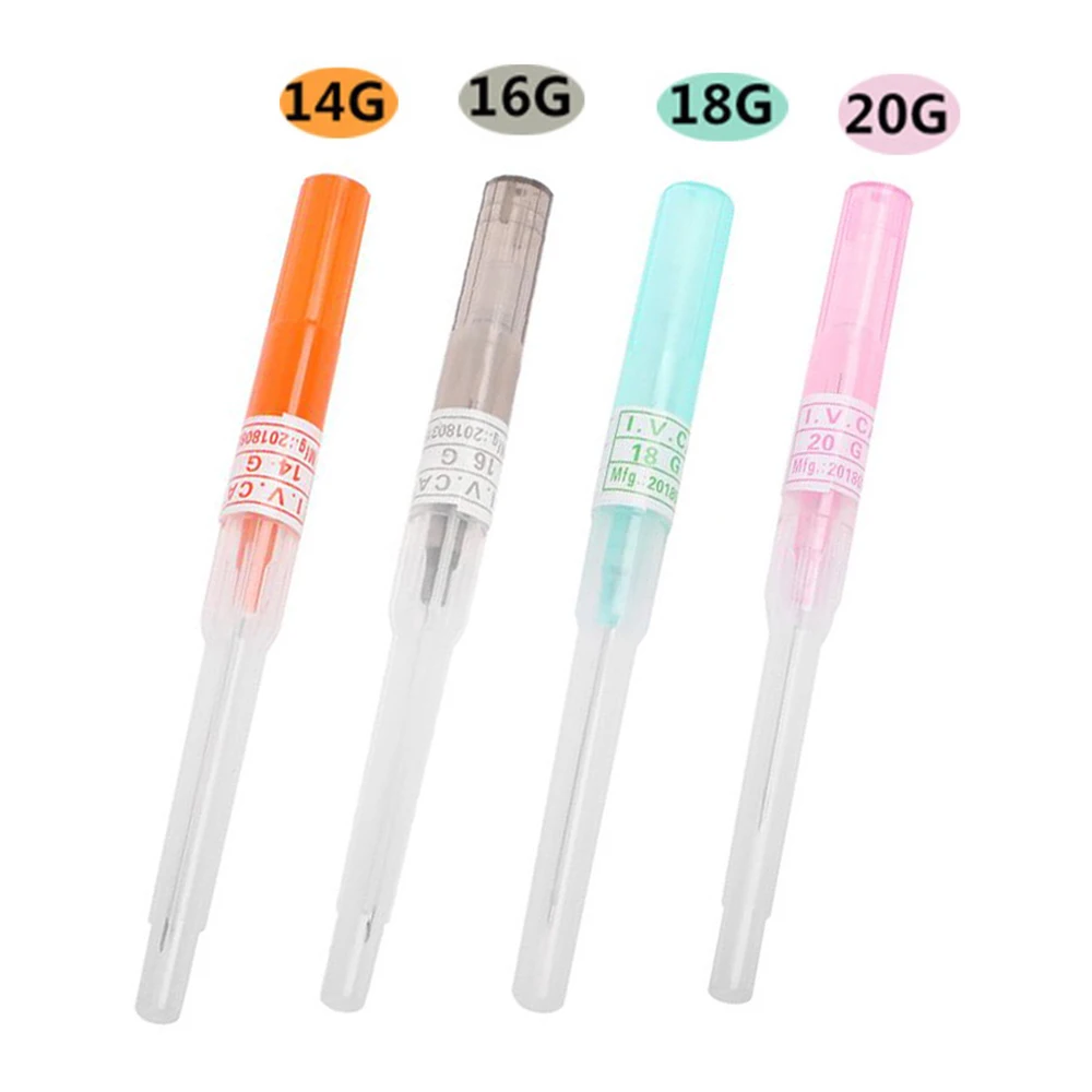 50 шт. катетерные стерилизованные тату иглы для пирсинга 18 г|piercing needle|tattoo needlesi.v