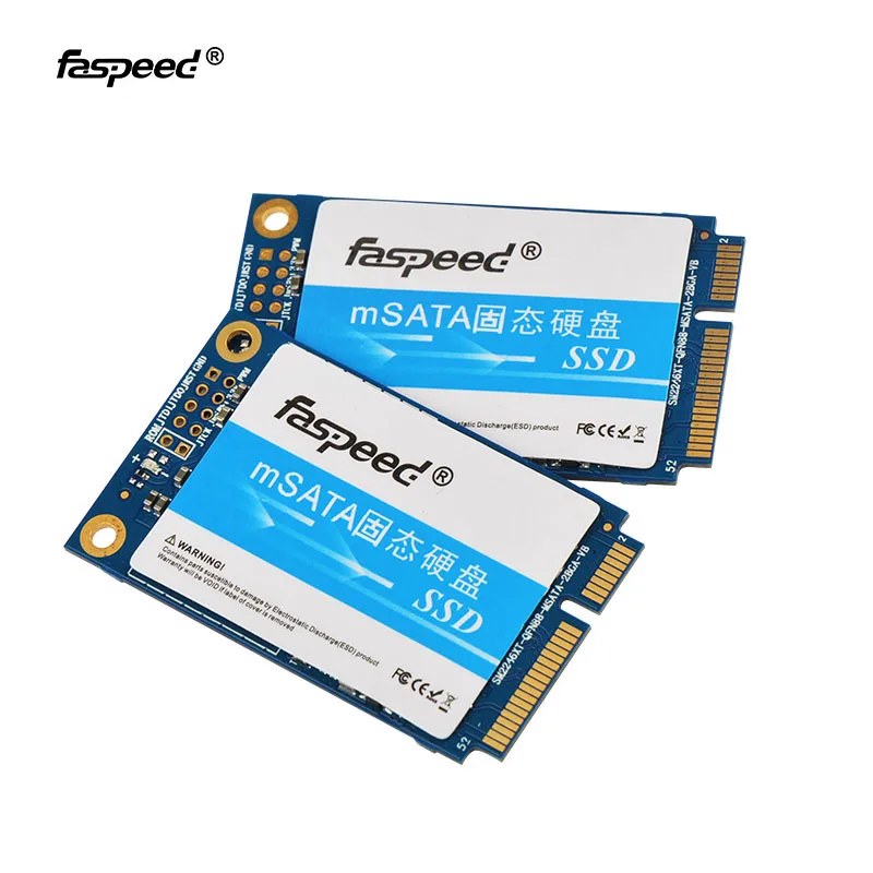 Faspeed msata SSD 60 ГБ 120 128 240 256 Внутренний твердотельный диск Mini SATA настольный ноутбук и
