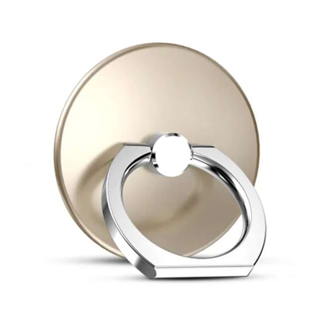Round-gold Кольцо на палец, подставка для мобильного телефона, смартфона, держатель для iPhone X, huawei, samsung, сотовый смарт, Круглый держатель для телефона, автомобильный держатель, подставка - Цвет: Round-gold