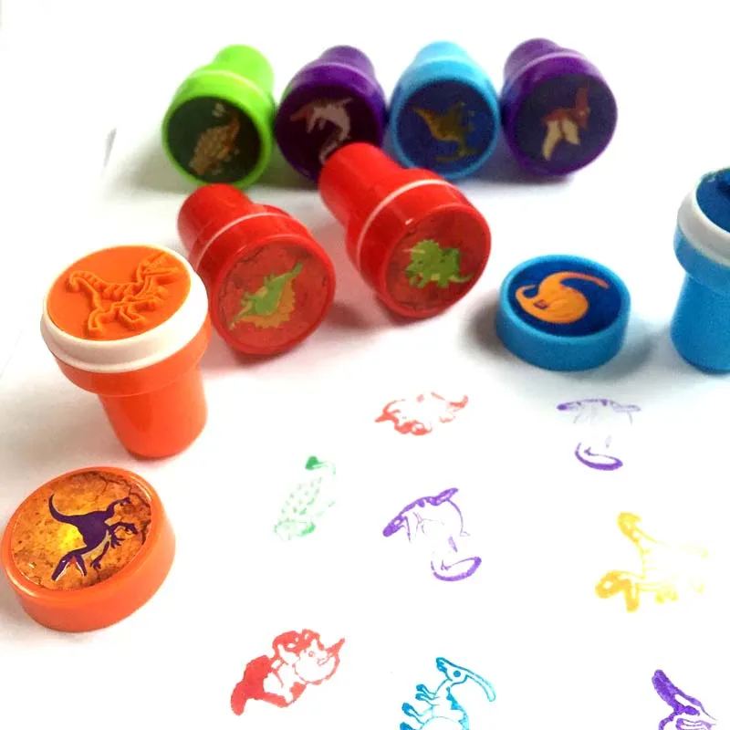 10 шт./компл. рисунок динозавра из мультфильма самонапыление штампы для