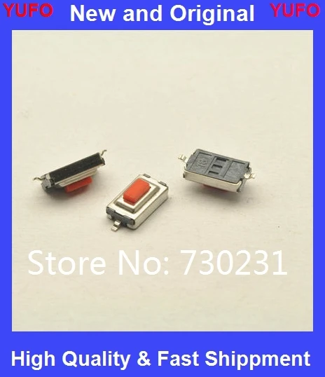 100 шт./лот SMD 3*6*2 5 мм Тактильные тактовые Кнопочные Микро переключатели мгновенные